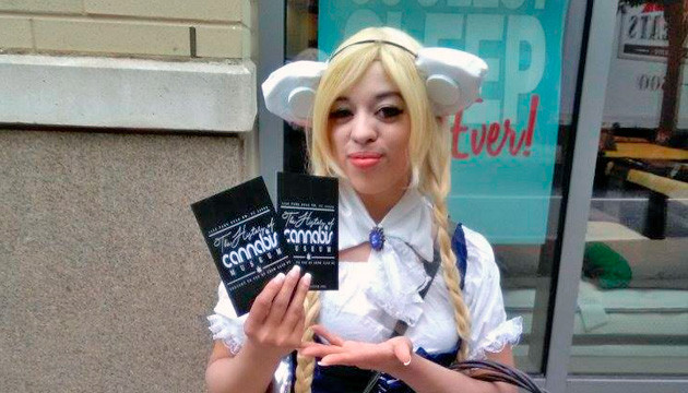 Медсестра из музея конопли