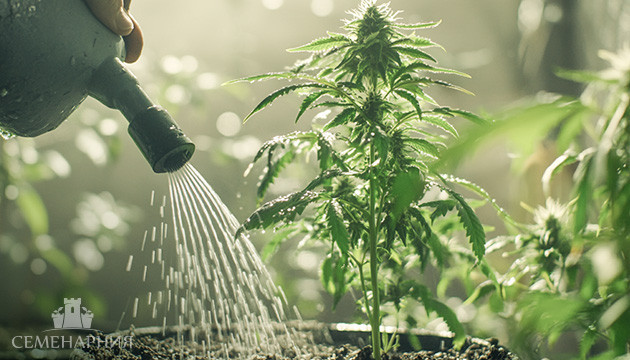 Правильный полив каннабиса